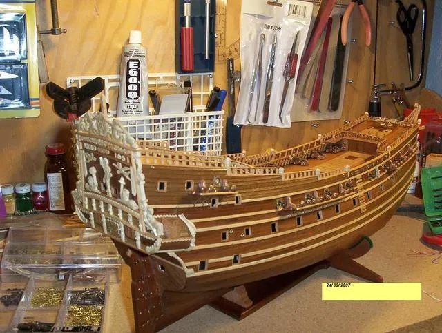 Модель корабля "Prins Willem" - Верфь на Столе