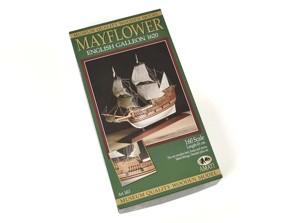 Английский галеон Mayflower + (Полный набор инструментов, клея и краски)