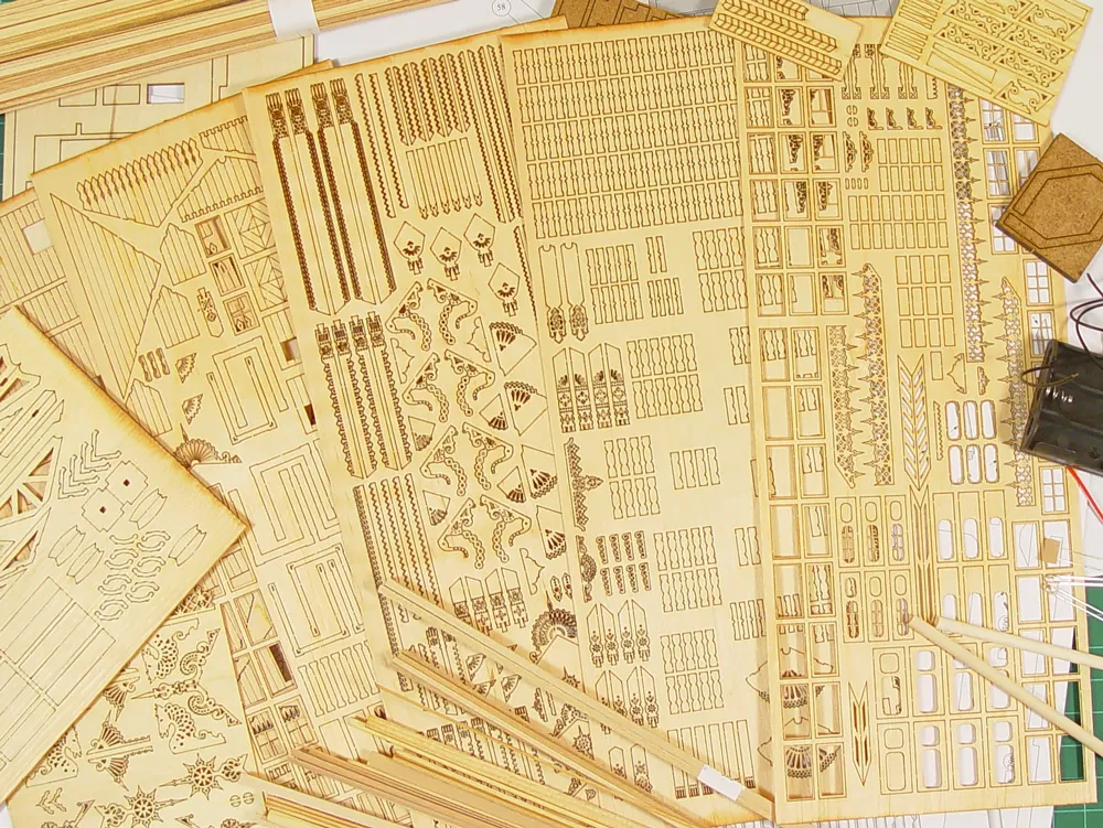 Загородный летний дом, 2880 деталей + (Стартовый набор инструментов)