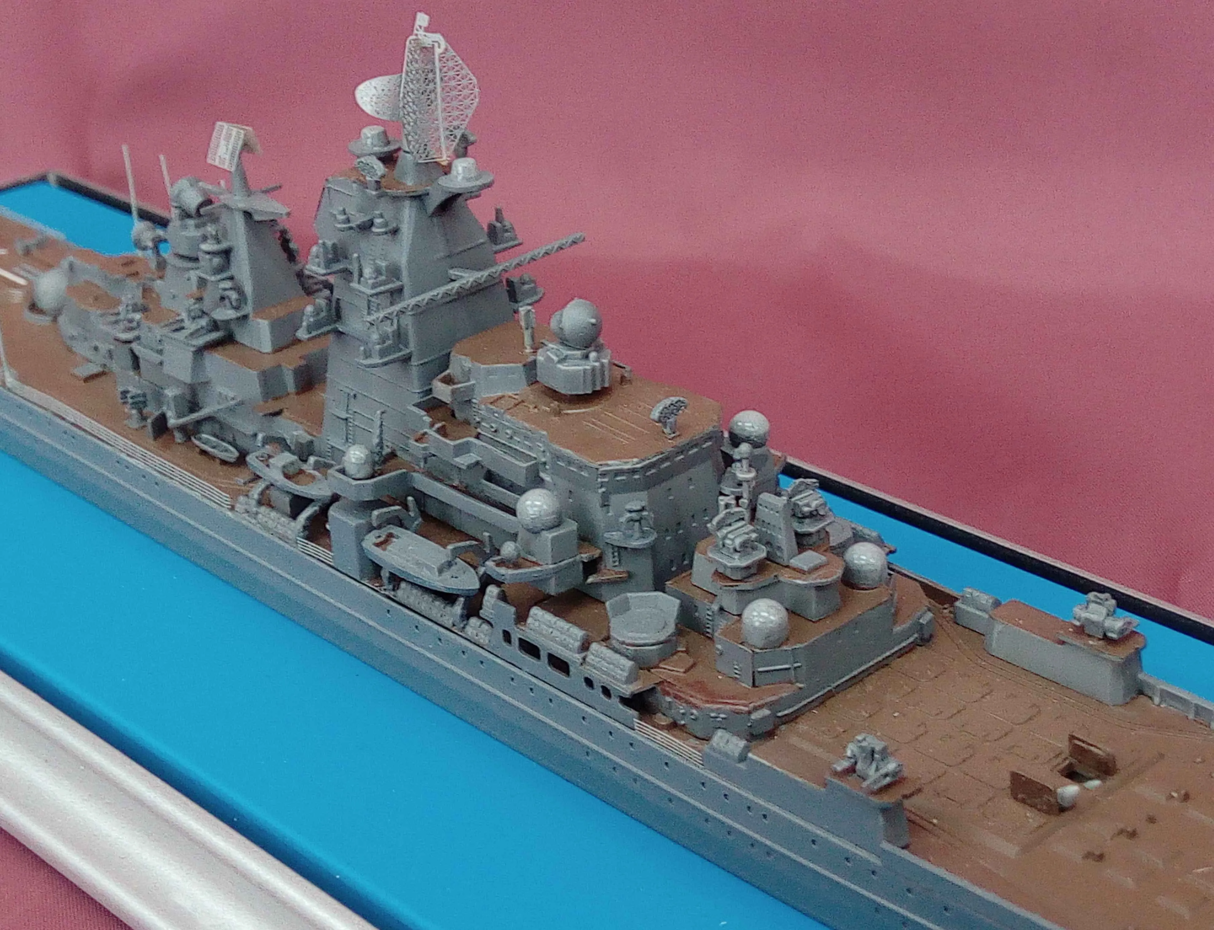 Модель корабля ТАРкр проекта 1144 «Адмирал Нахимов» - Верфь на Столе