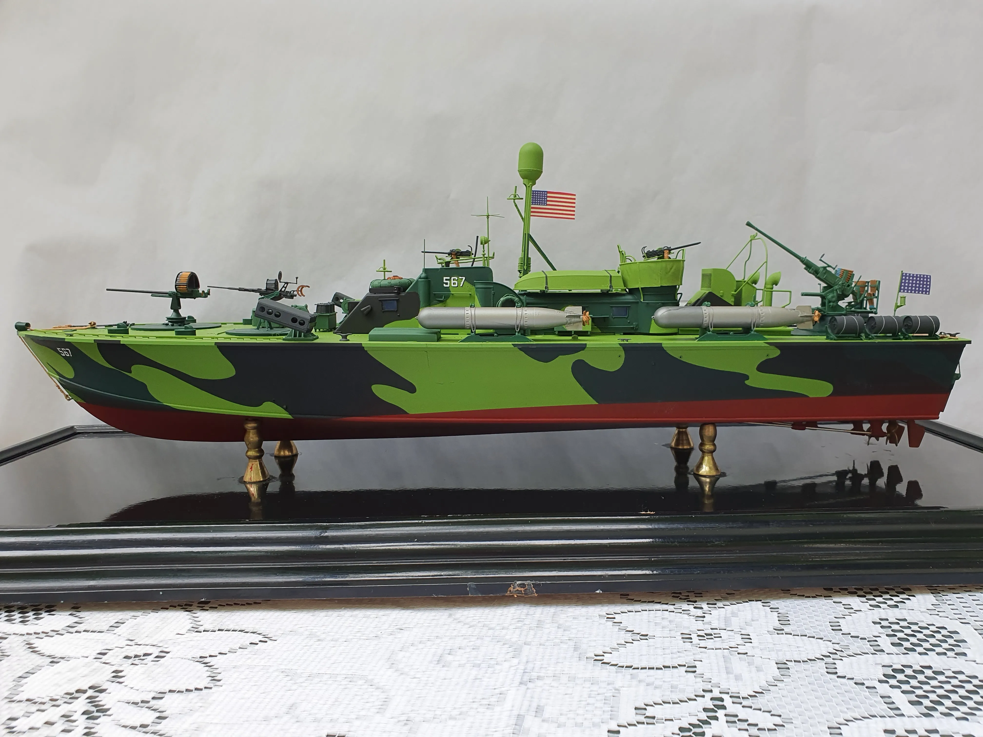 Модель корабля ELCO 80 TORPEDO BOAT PT-567 - Верфь на Столе