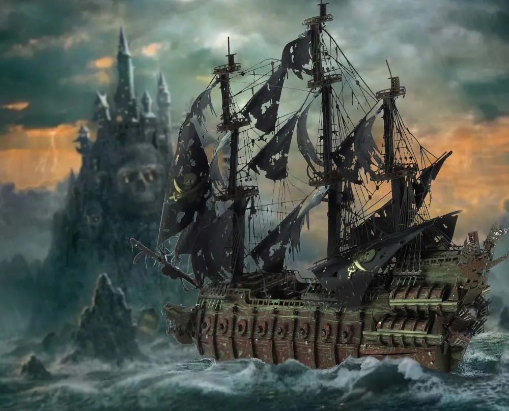 Летучий Голландец (большая 3D модель)