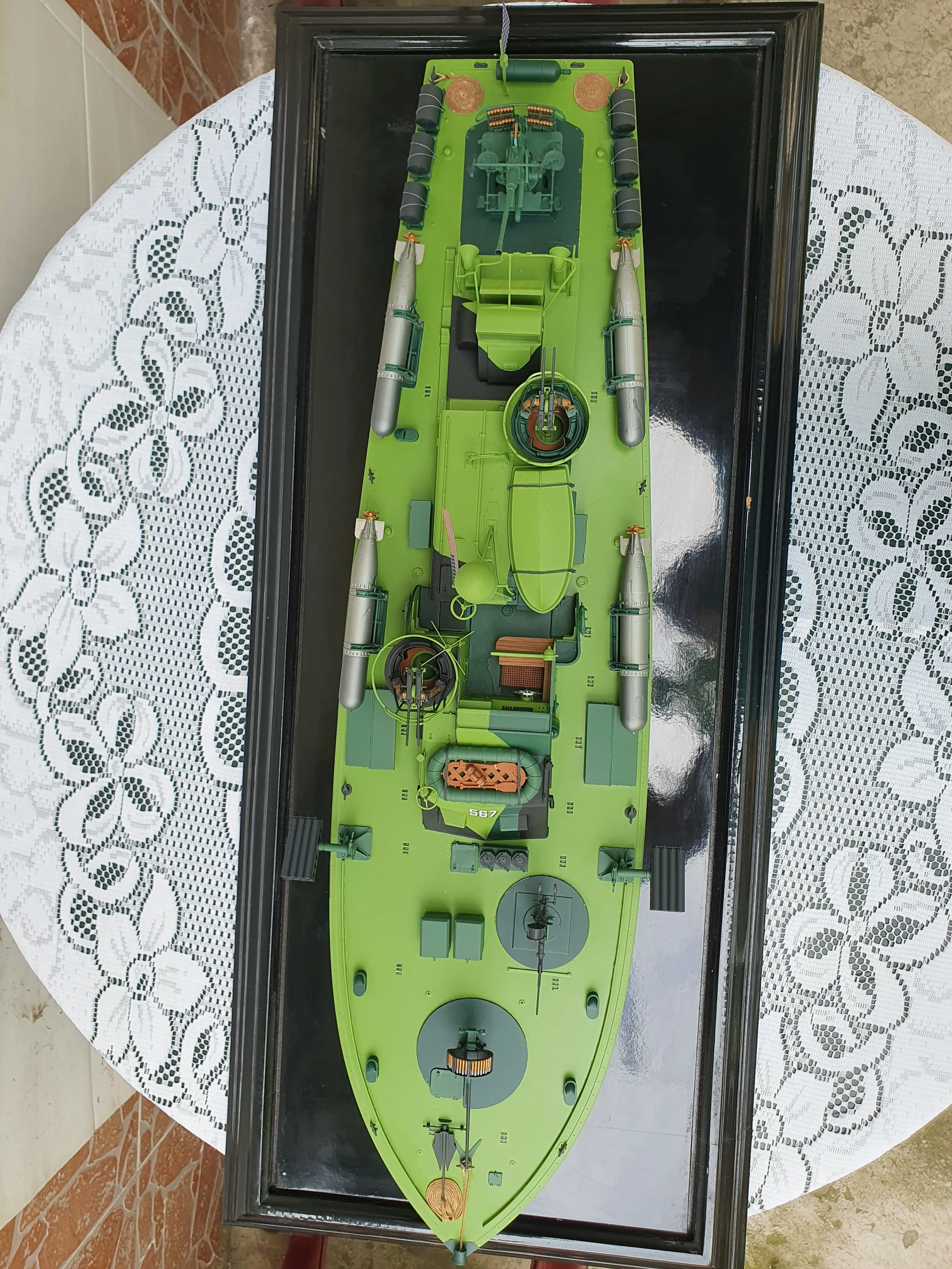 Модель корабля ELCO 80 TORPEDO BOAT PT-567 - Верфь на Столе