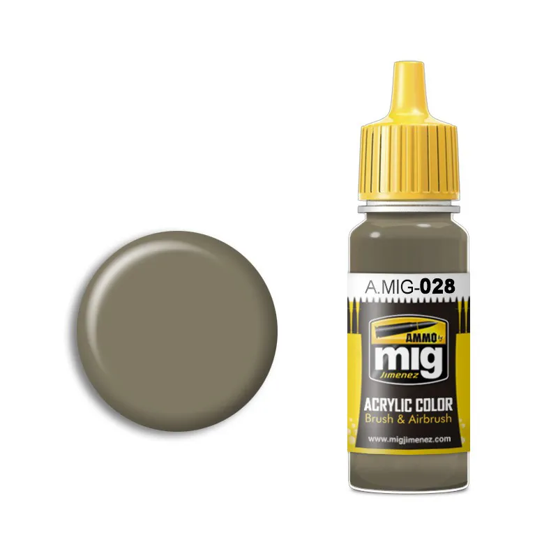 Краска акриловая RAL7050 F7 GERMAN GREY BEIGE / Немецкий бежево-серый , Ammo Mig, 17 мл