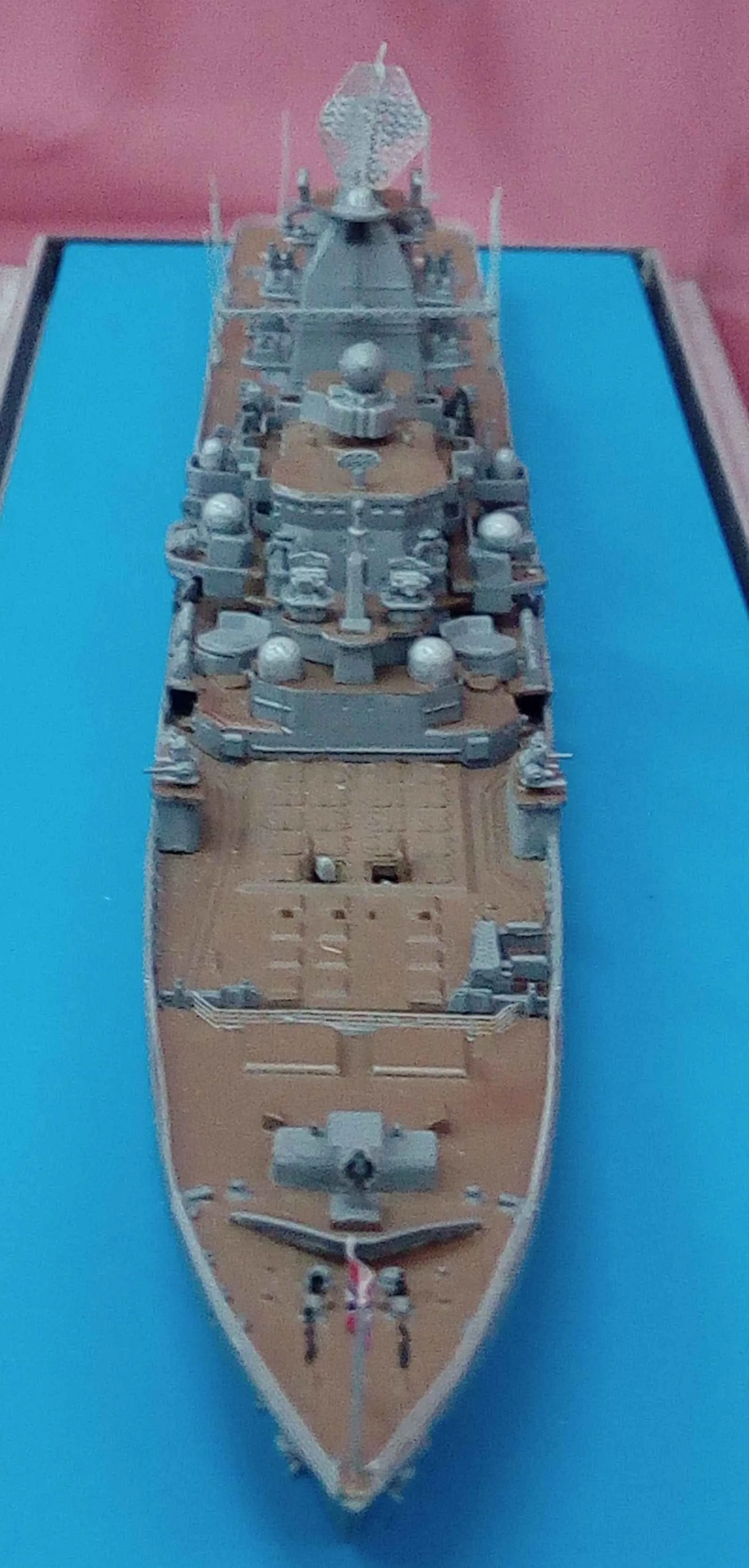 Модель корабля ТАРкр проекта 1144 «Адмирал Нахимов» - Верфь на Столе