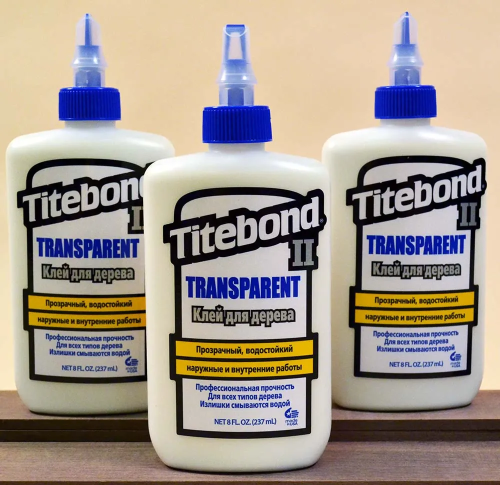 Клей для дерева Titebond II прозрачный, 237 мл