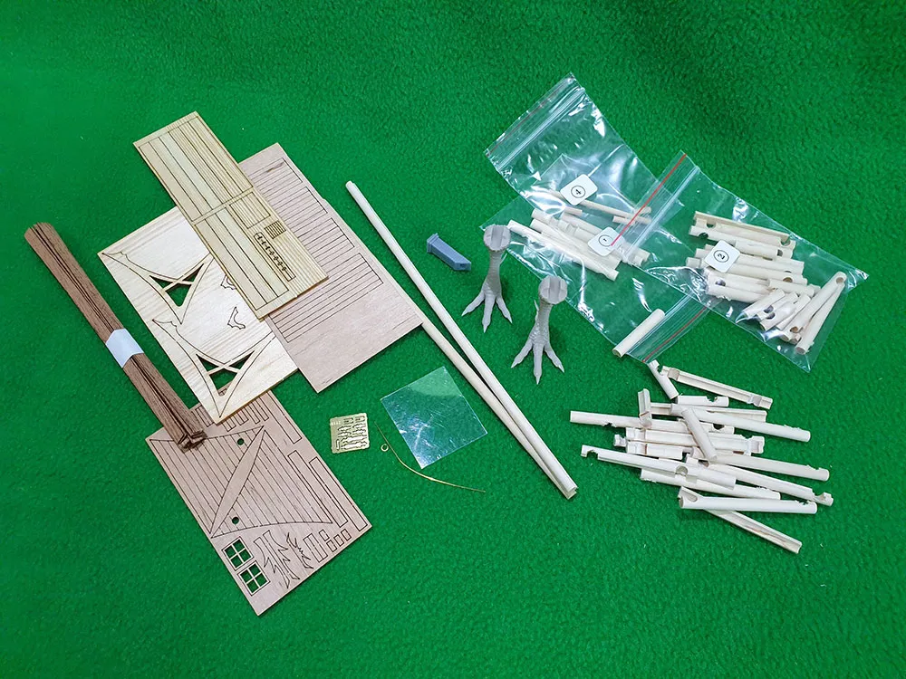 Ёлочная игрушка Избушка на курьих ножках, 140 деталей