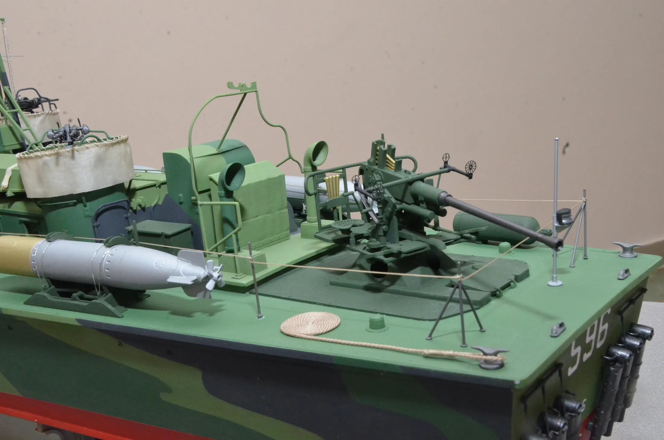 Модель корабля Elco 80 Torpedo Boat PT-596  - Верфь на Столе