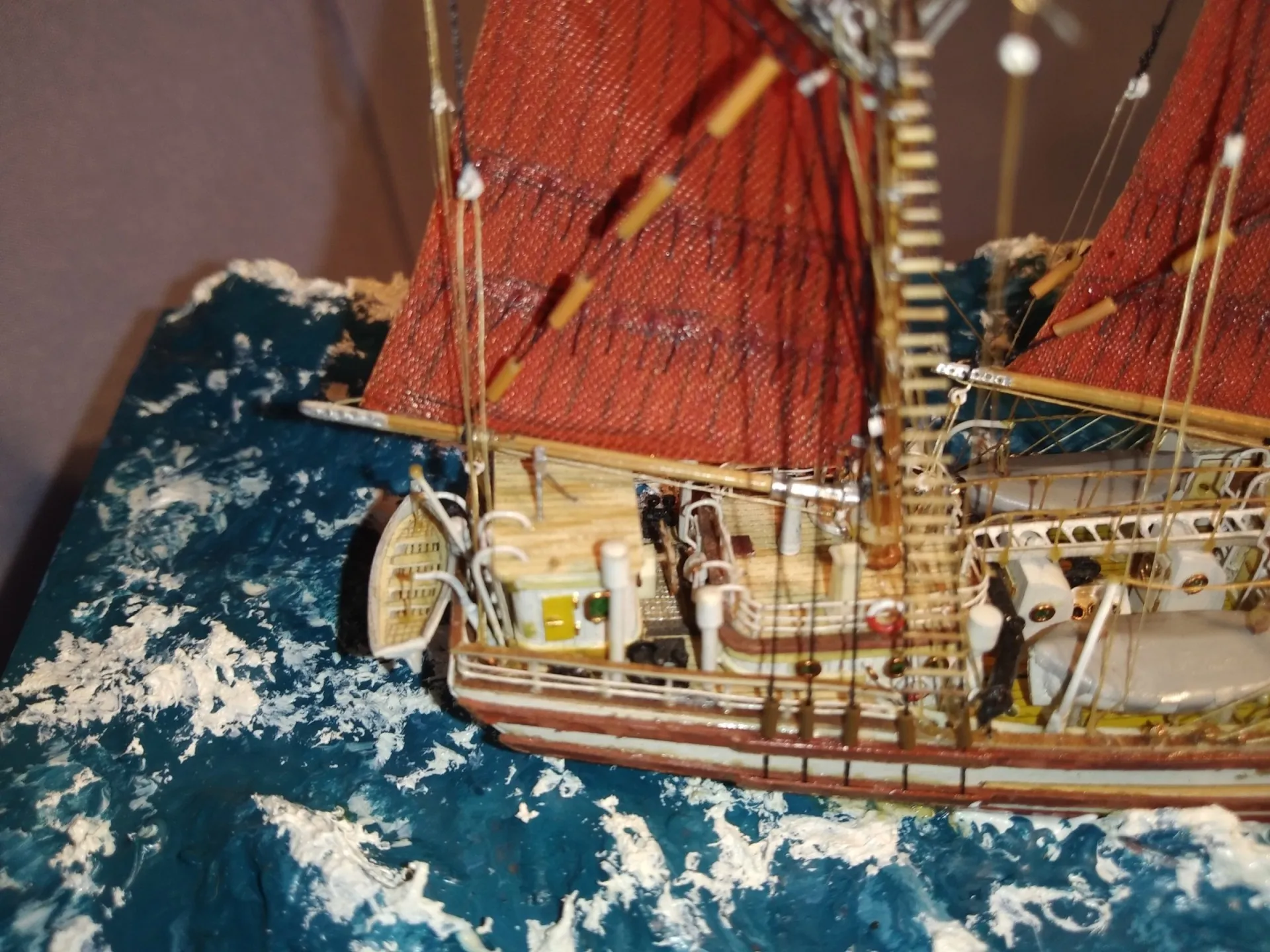 Модель корабля Баркентина "Вега" II - Верфь на Столе