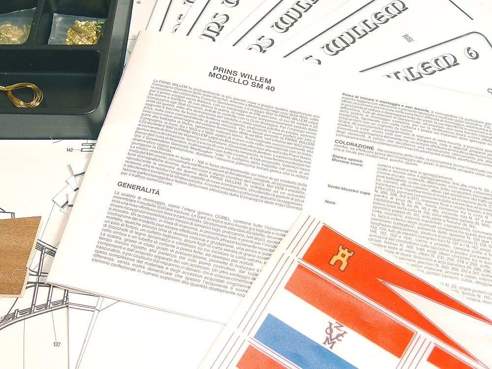 деревянная модель корабля Prins Willem