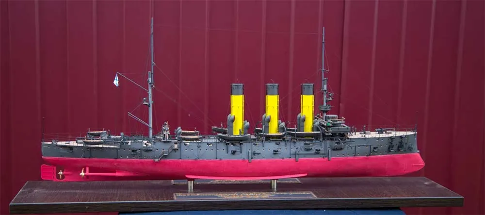 Модель из бумаги Крейсер "Аврора", Россия, 1903 год