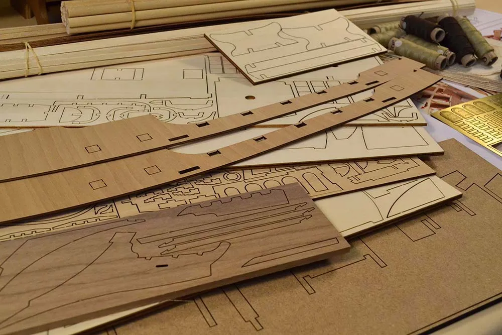 модель корабля своими руками Black Swan, пиратский корабль