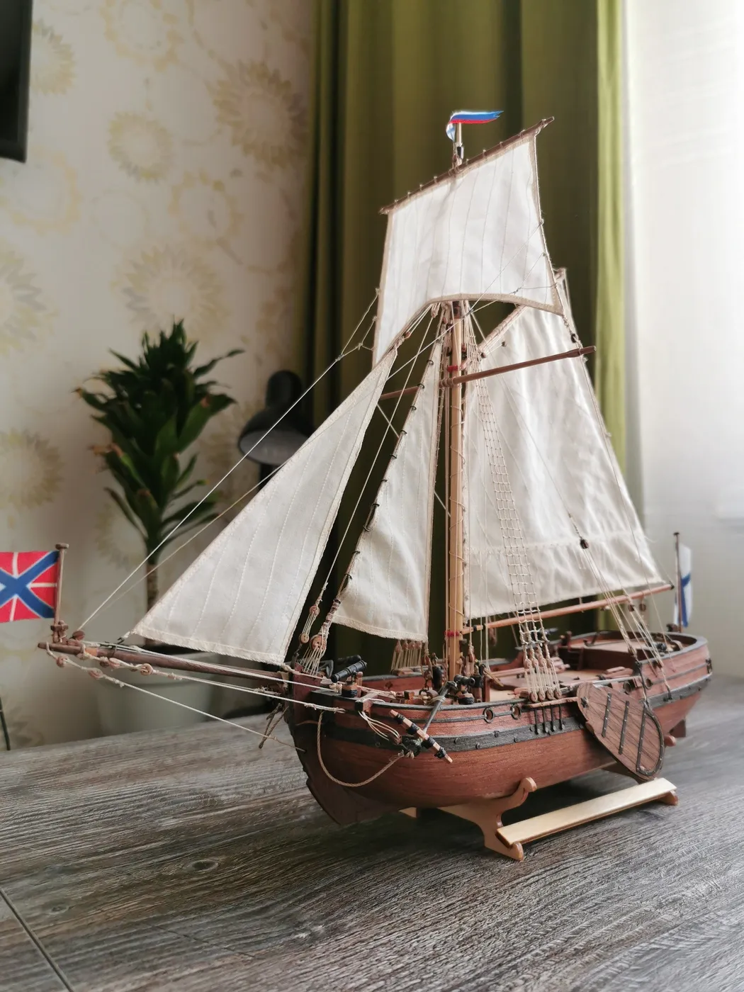 Модель корабля Бот Святой Гавриил - Верфь на Столе