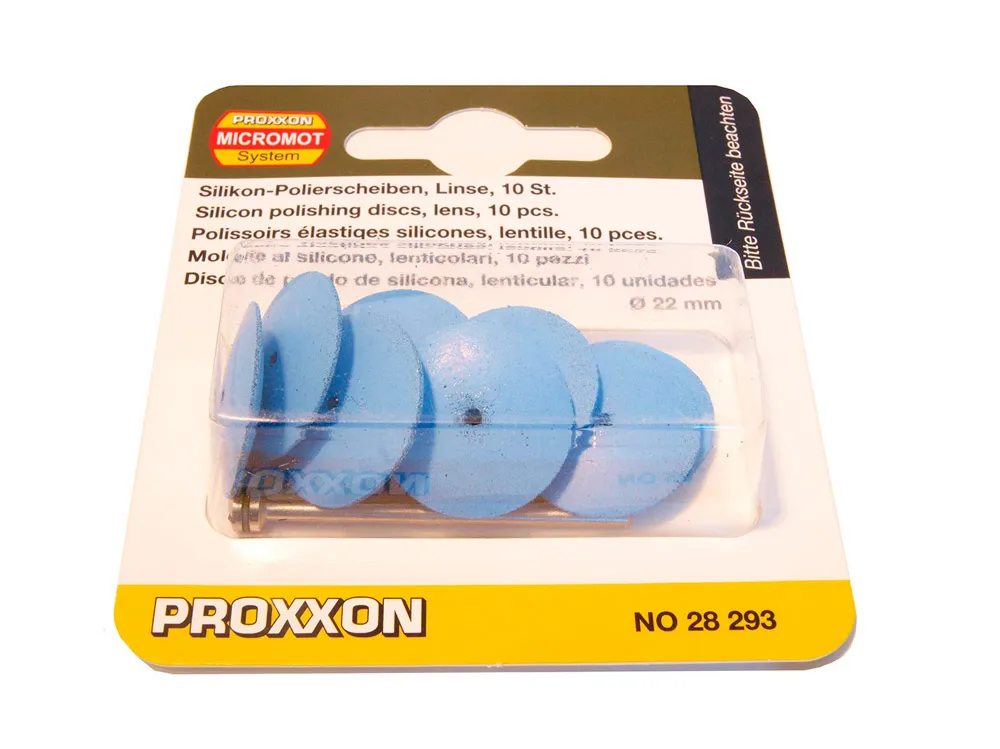 Силиконовые полировальные насадки в форме линзы, 10 шт