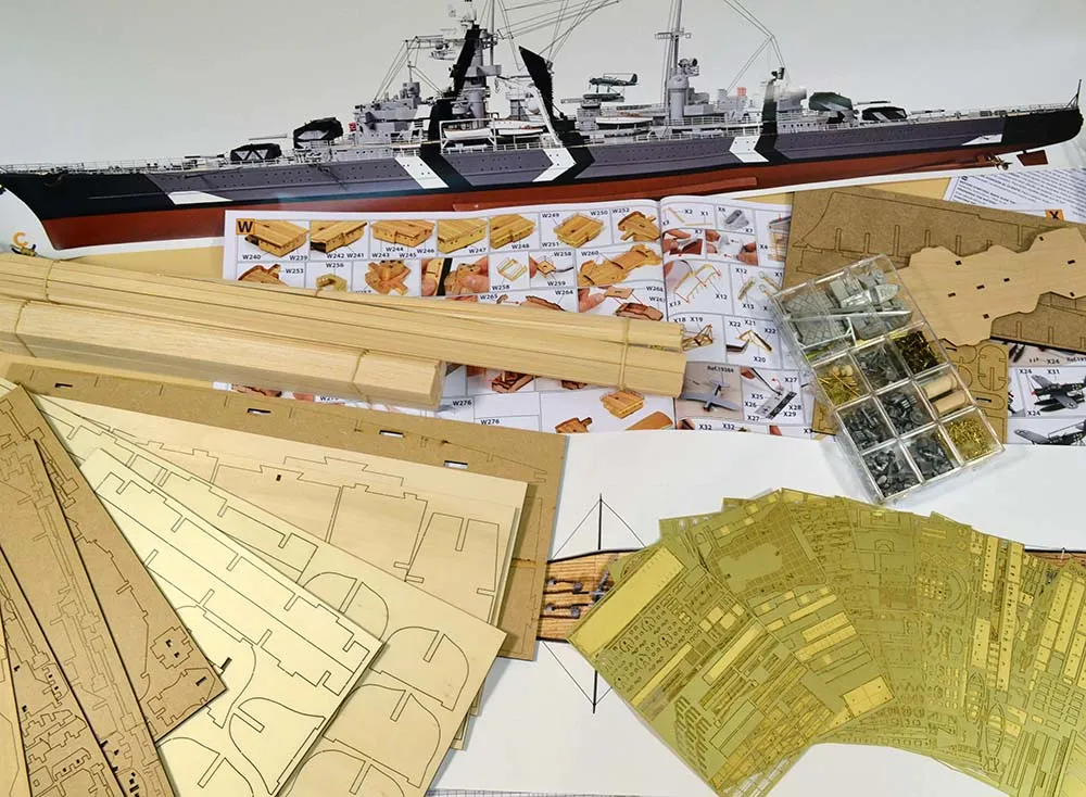 модель корабля своими руками Prinz Eugen