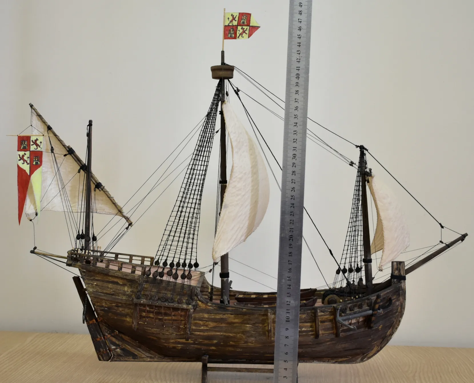 Модель корабля Каравелла «Пинта» - Верфь на Столе