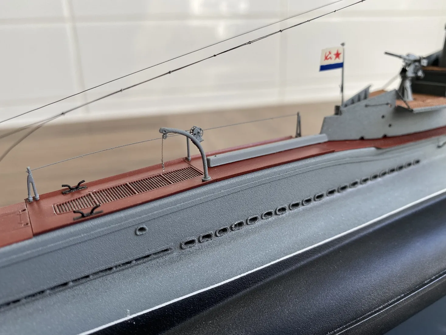 Модель корабля Подводная лодка Щ-214 - Верфь на Столе