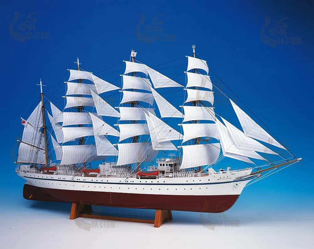 деревянная модель парусника Nippon Maru