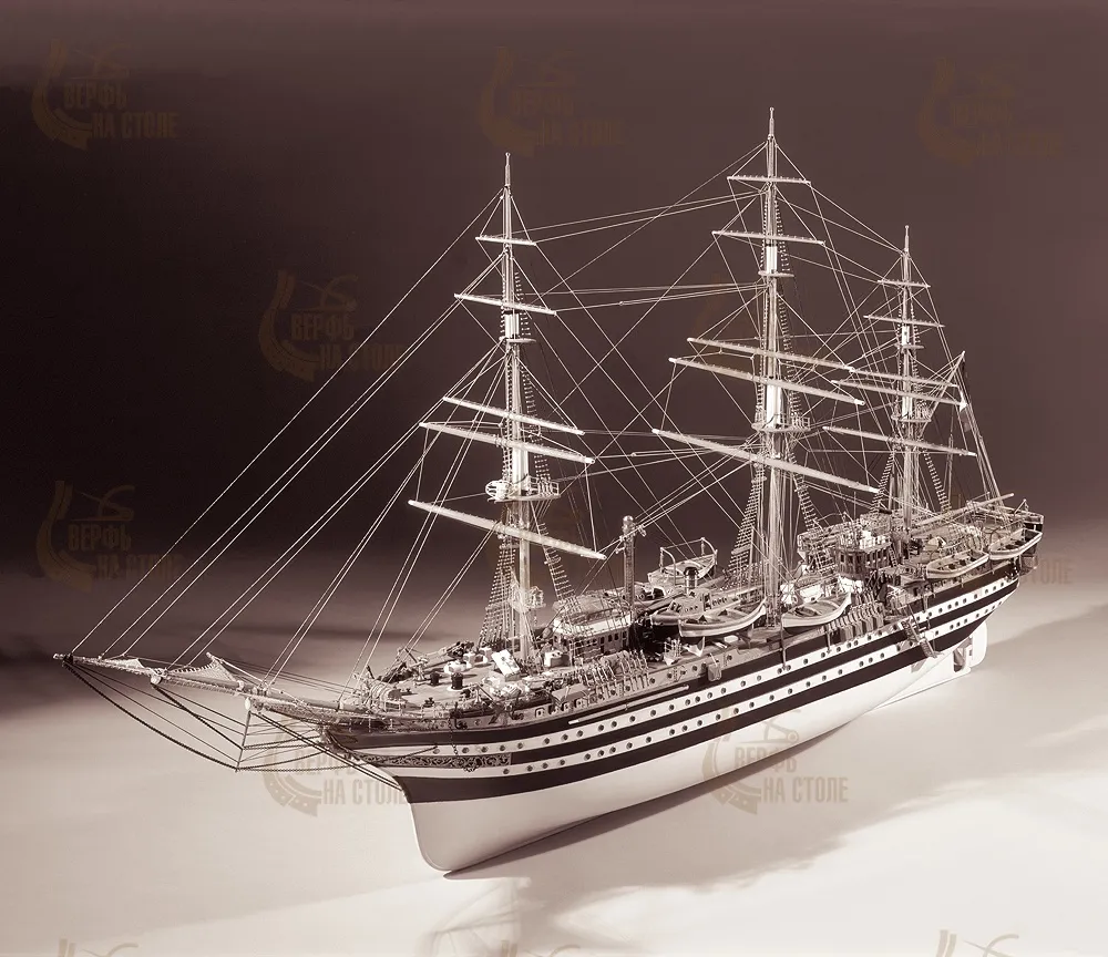 Чертежи корабля Amerigo Vespucci (1:84)