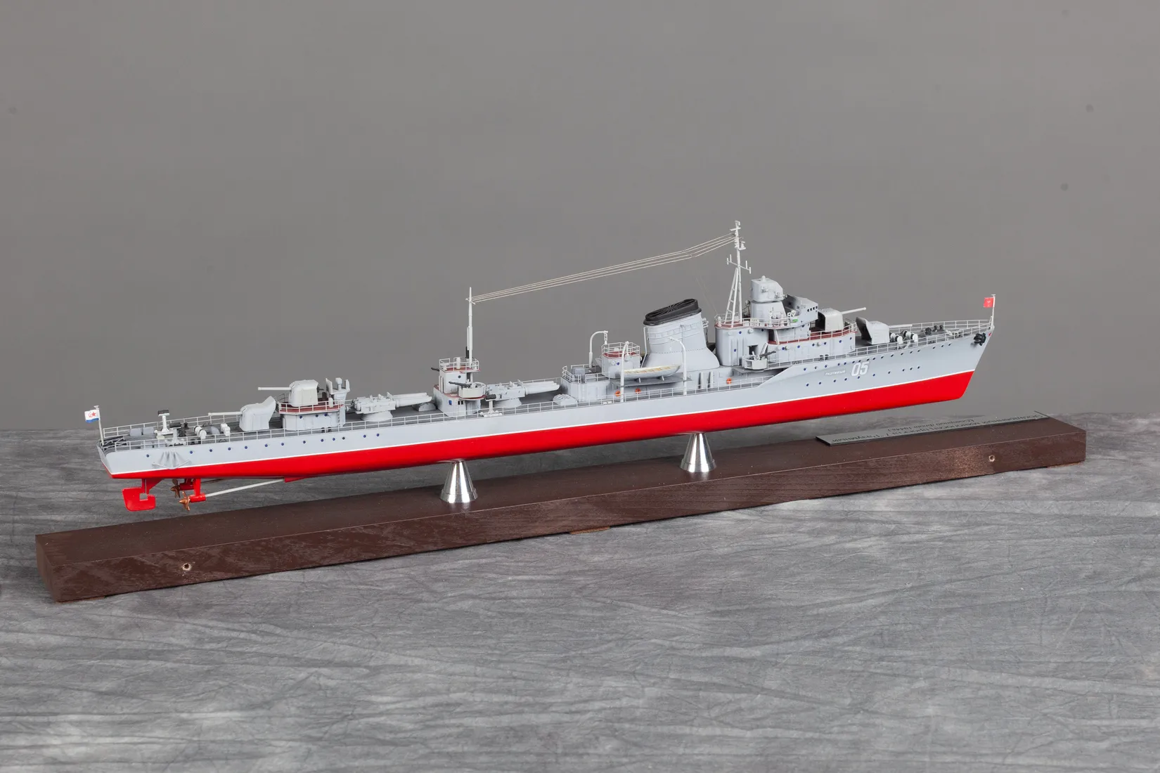 Модель корабля Эсминец проект 7 «Разумный». 1943 г. СССР - Верфь на Столе