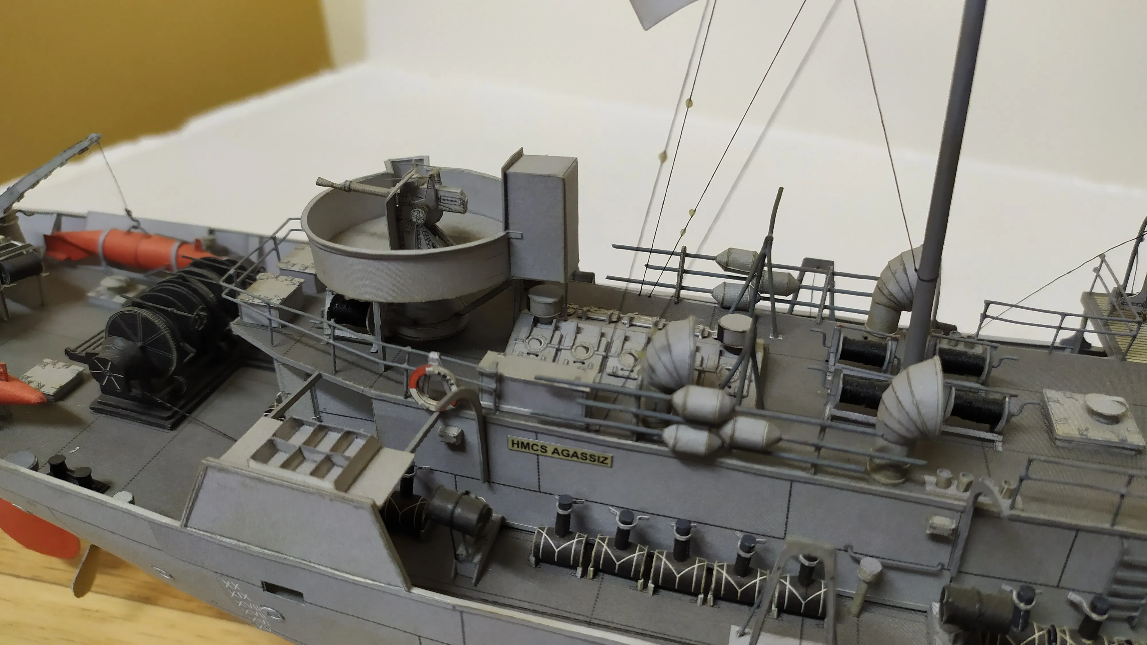 Модель корабля Корвет  NMCS "AGASSIZ" - Верфь на Столе