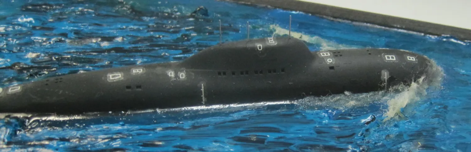 Модель корабля АПЛ проект 705 "Альфа"   - Верфь на Столе