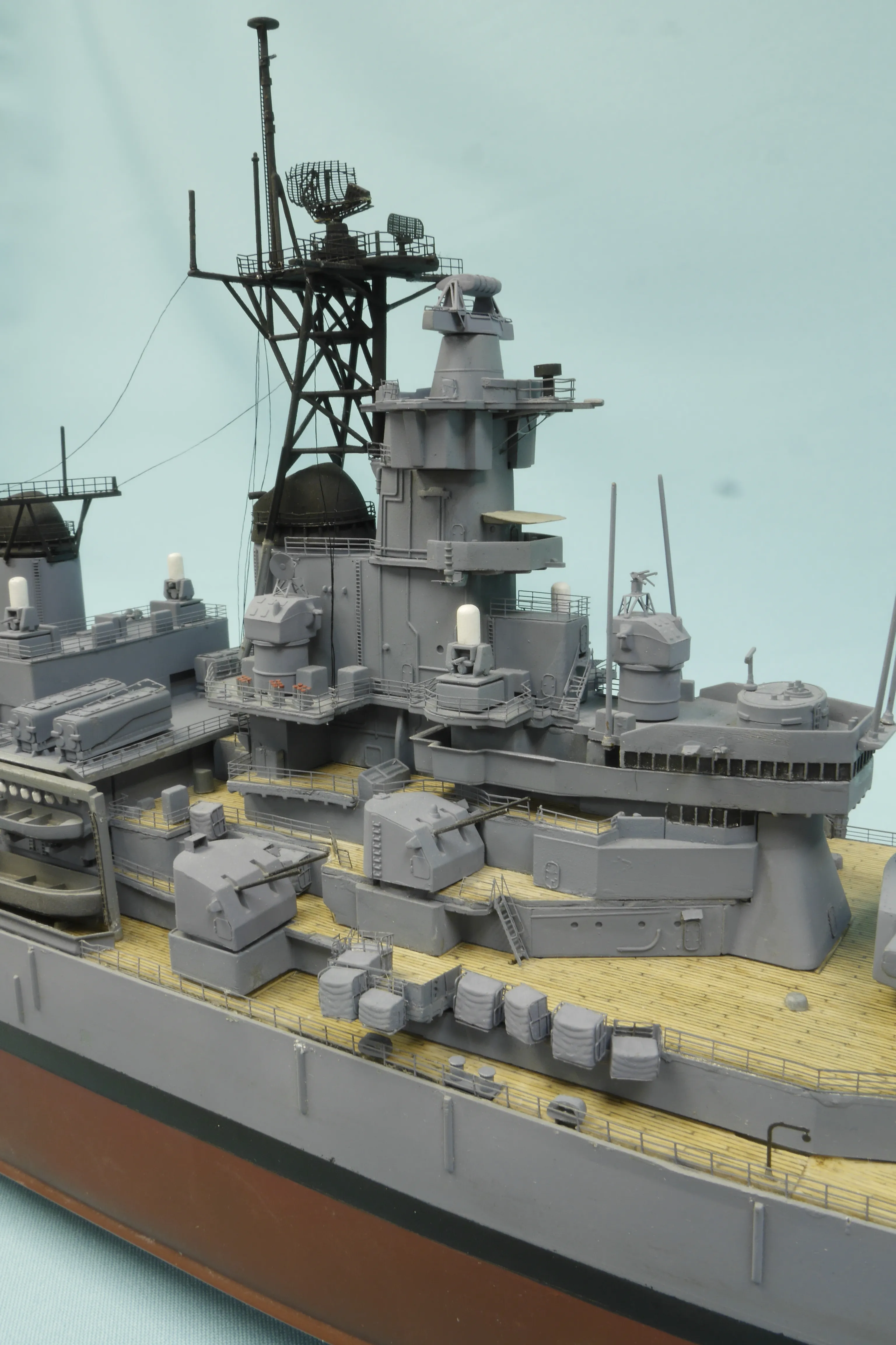 Модель корабля USS «New Jersey» (BB-62) - Верфь на Столе