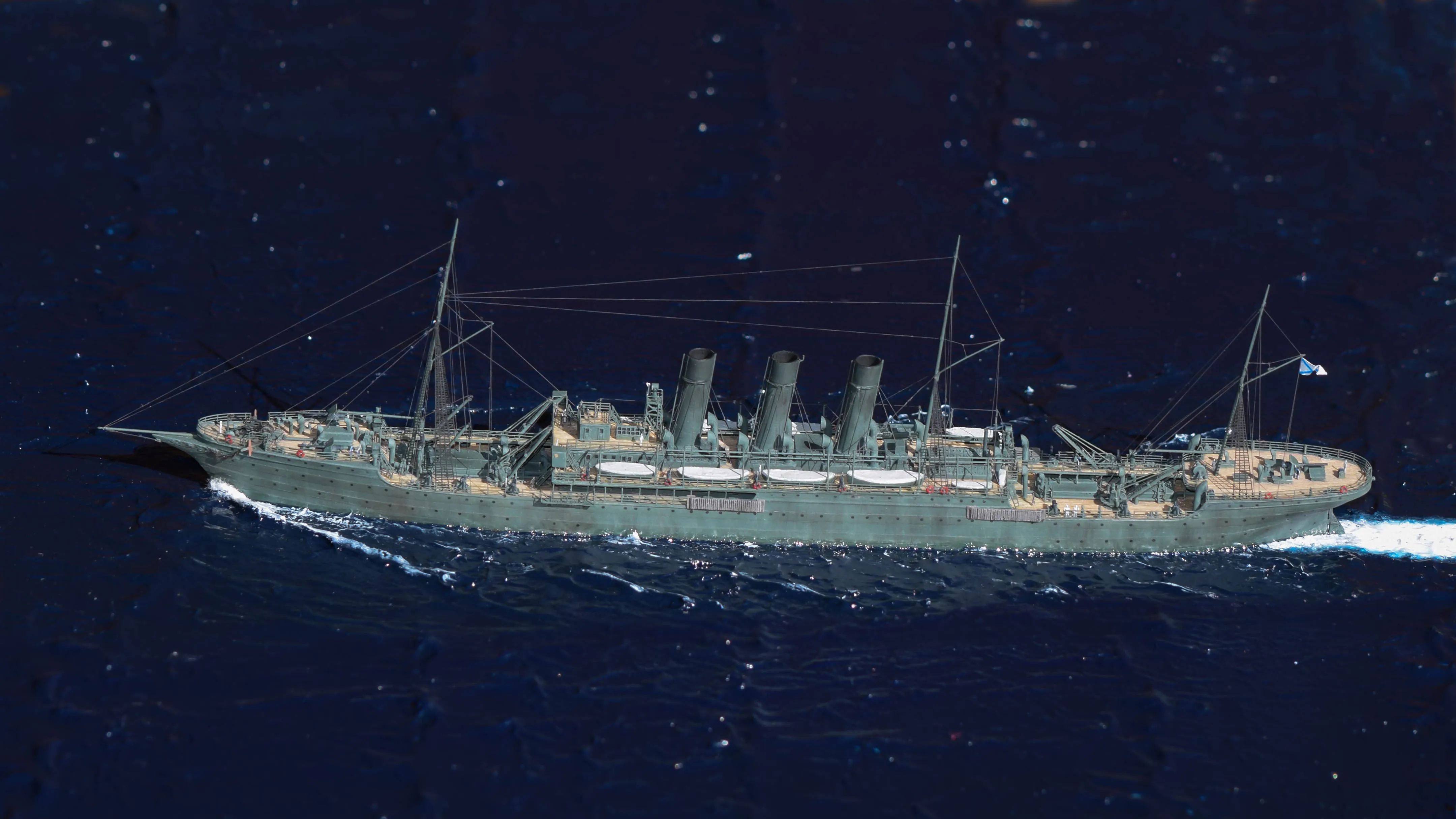 Модель корабля Вспомогательноый крейсер "Лена" - Верфь на Столе