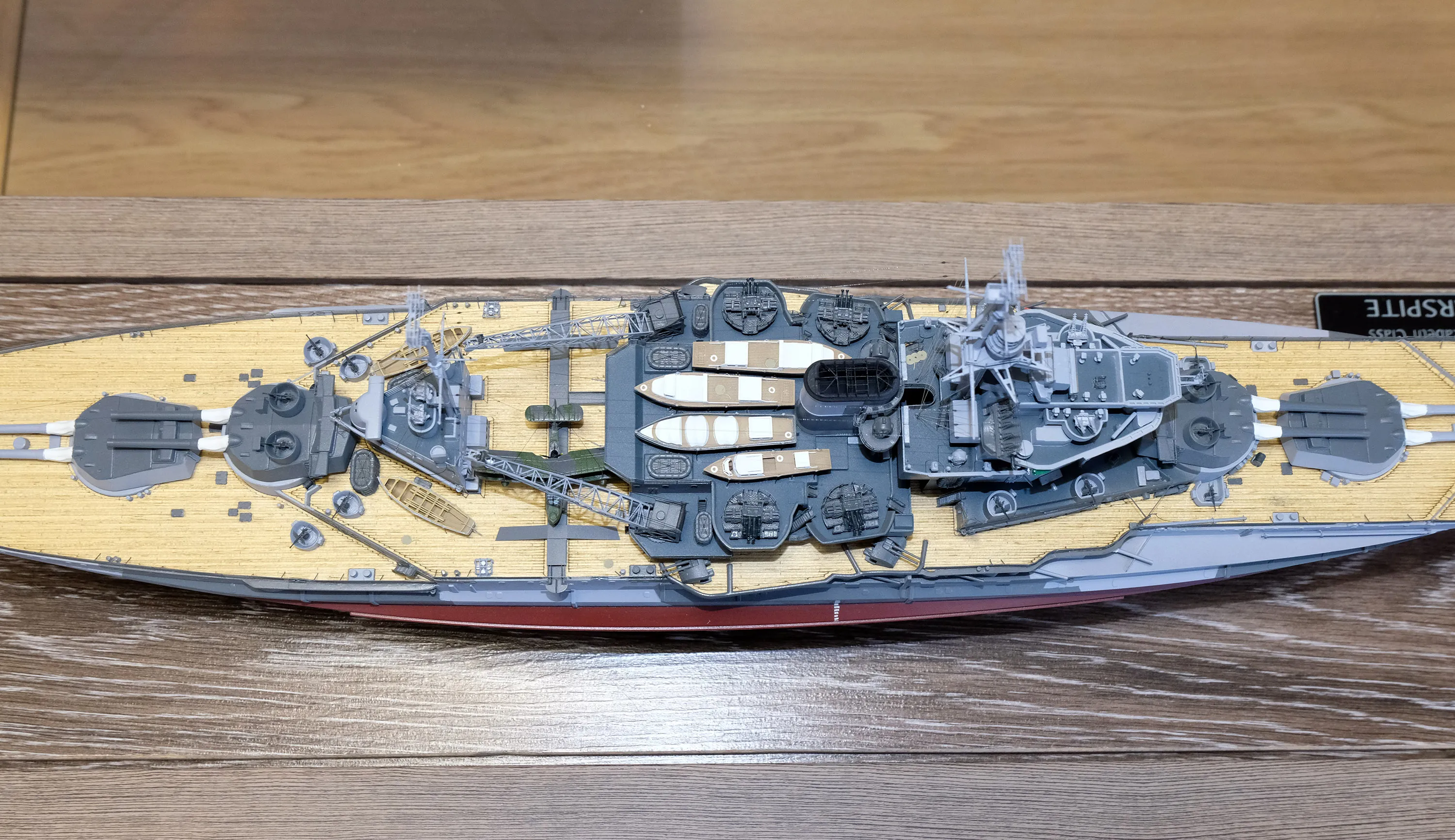 Модель корабля Британский линкор "Warspite" - Верфь на Столе