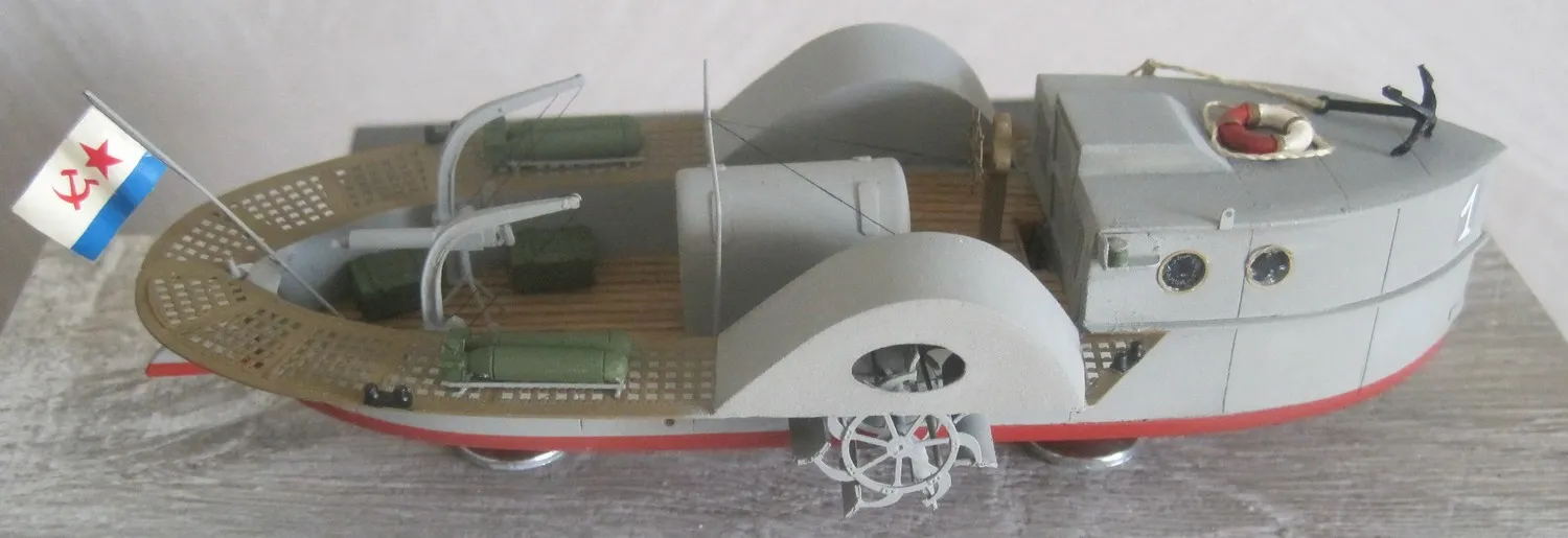 Модель корабля Колесный тральщик "Т-1" - Верфь на Столе