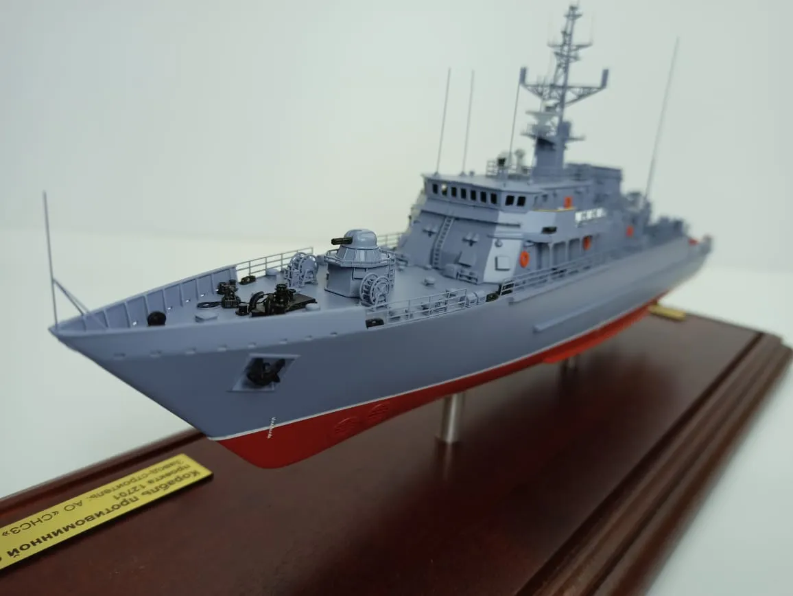 Модель корабля Противоминный корабль базовой зоны Проект 12701 - Верфь на Столе
