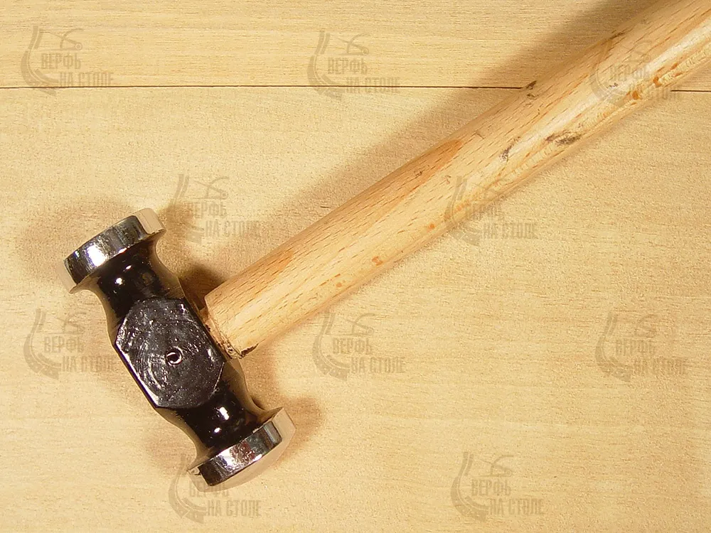 Молоток для чеканки с разными бойками, 185 грамм