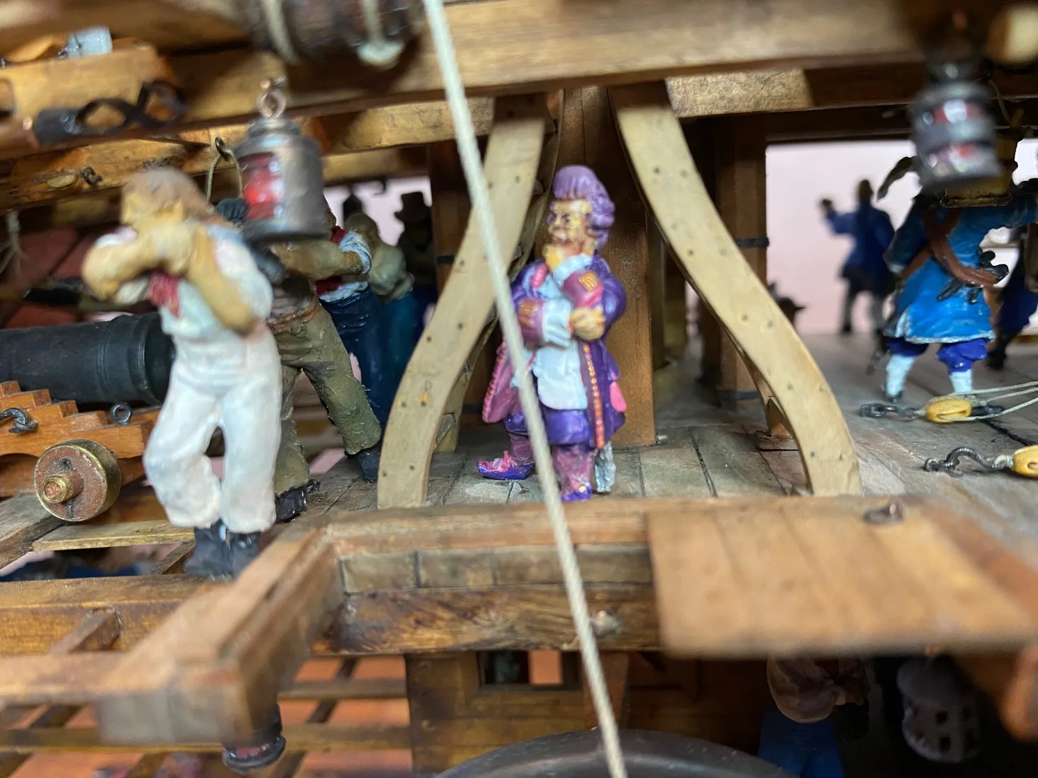 Модель корабля «Bonhomme Richard - Верфь на Столе