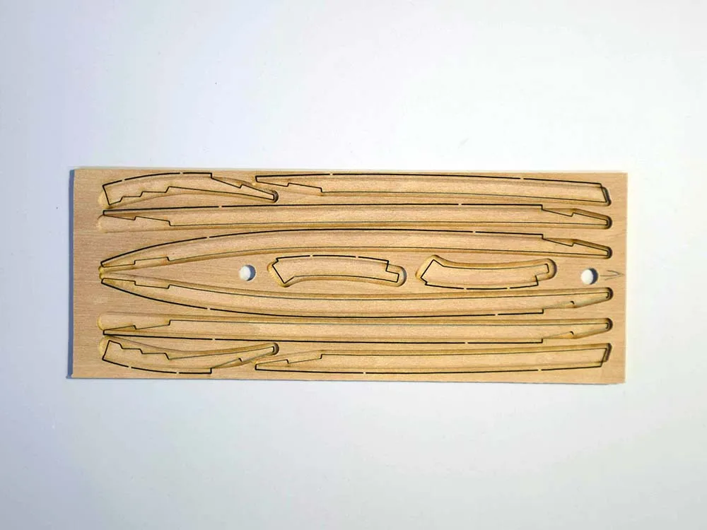 Объемный ватервейс для шхуны Полоцк