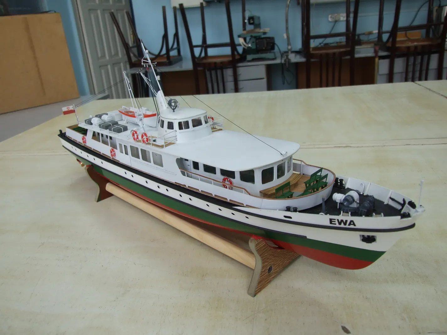 Модель корабля Морской пассажирский катер “EWA” - Верфь на Столе