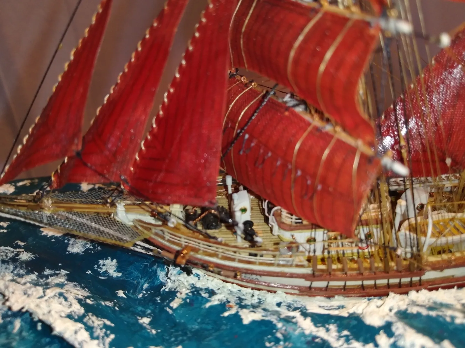 Модель корабля Баркентина "Вега" II - Верфь на Столе