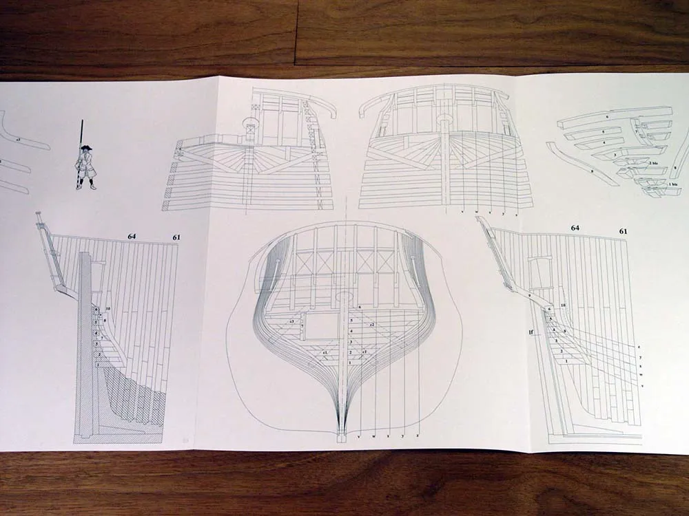 Le Gros Ventre, 1766 + чертежи