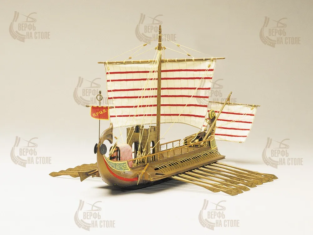 Модель корабля своими руками Caesar, Roman Galley