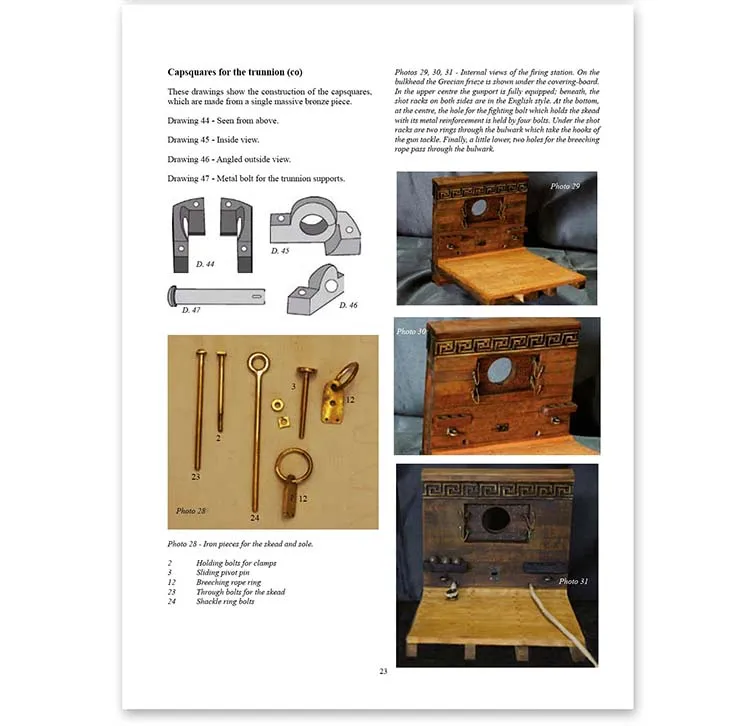 12-pounder Carronade Fighting Station 1840 Schooner