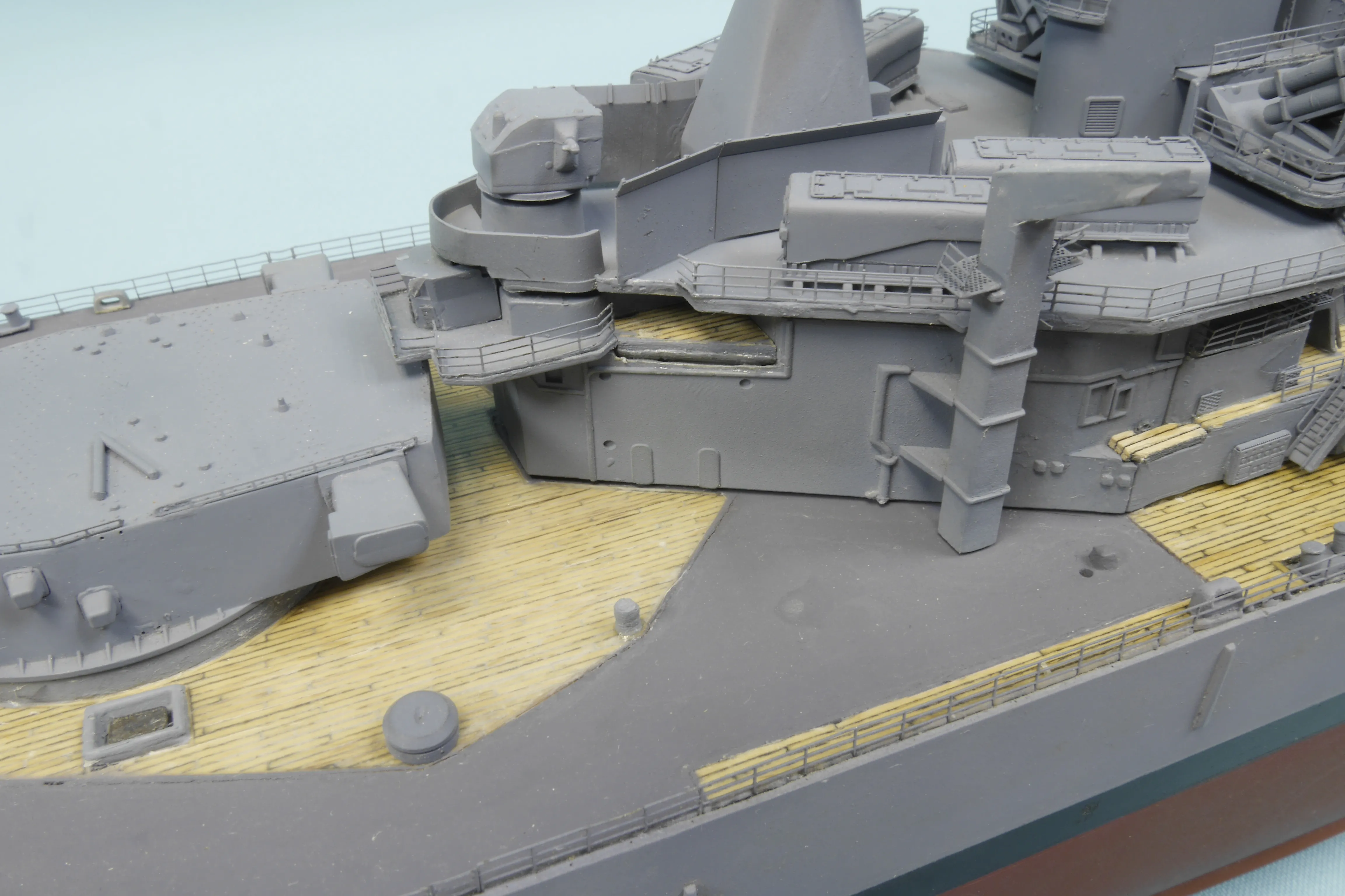 Модель корабля USS «New Jersey» (BB-62) - Верфь на Столе