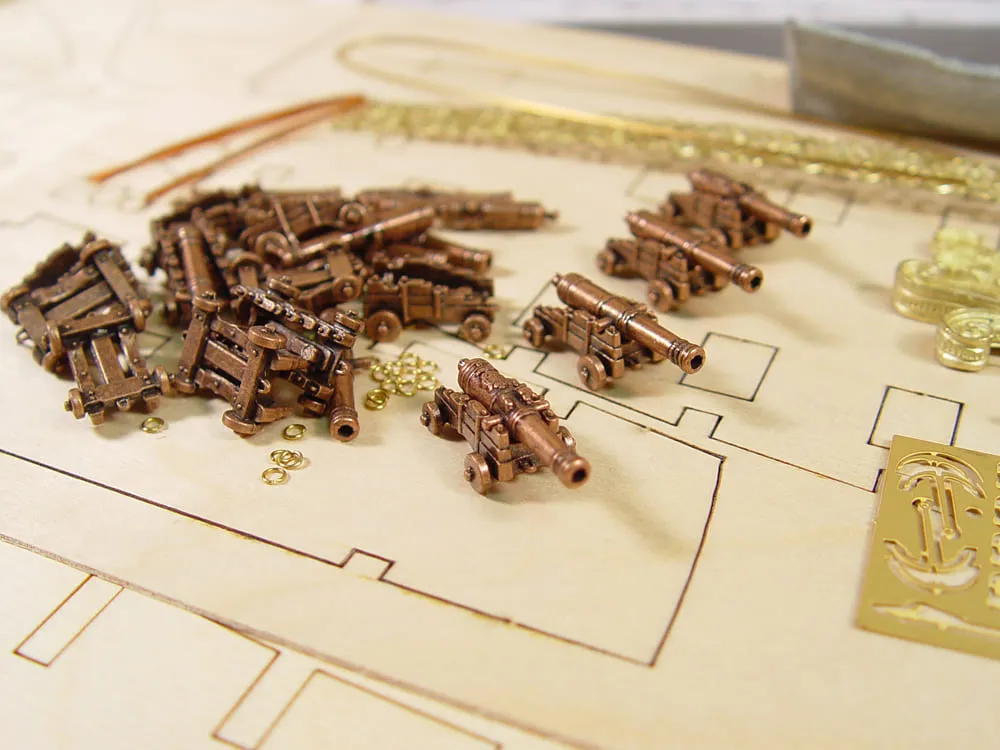 модель корабля Xebec