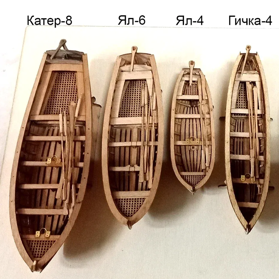 Модель Катер 8-весельный XVIII-XIX века