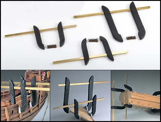 Специальные зажимы, 3 штуки