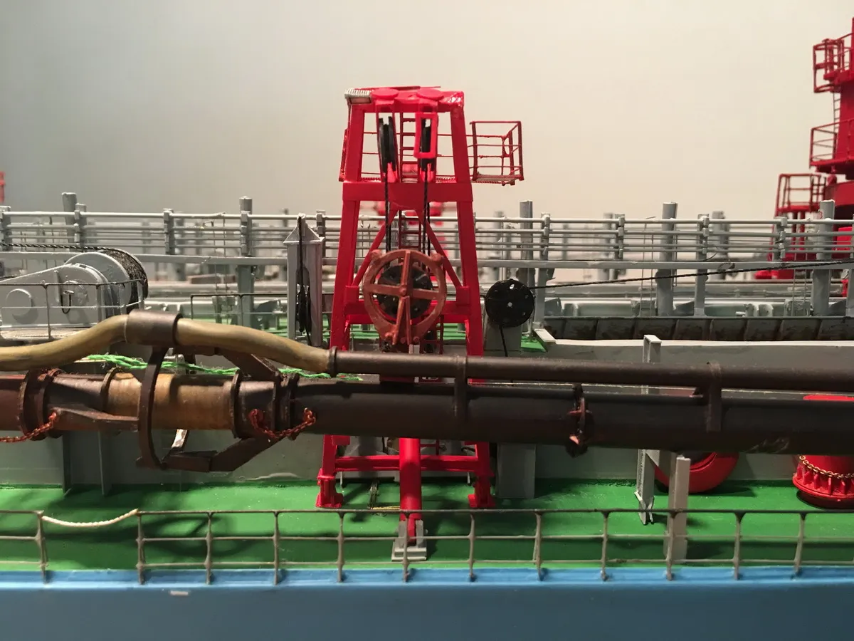 Модель корабля dredger "Josef Möbius" - Верфь на Столе