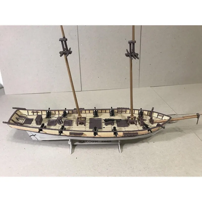 Модель из картона шхуна Halcon, Испания, 1840 г