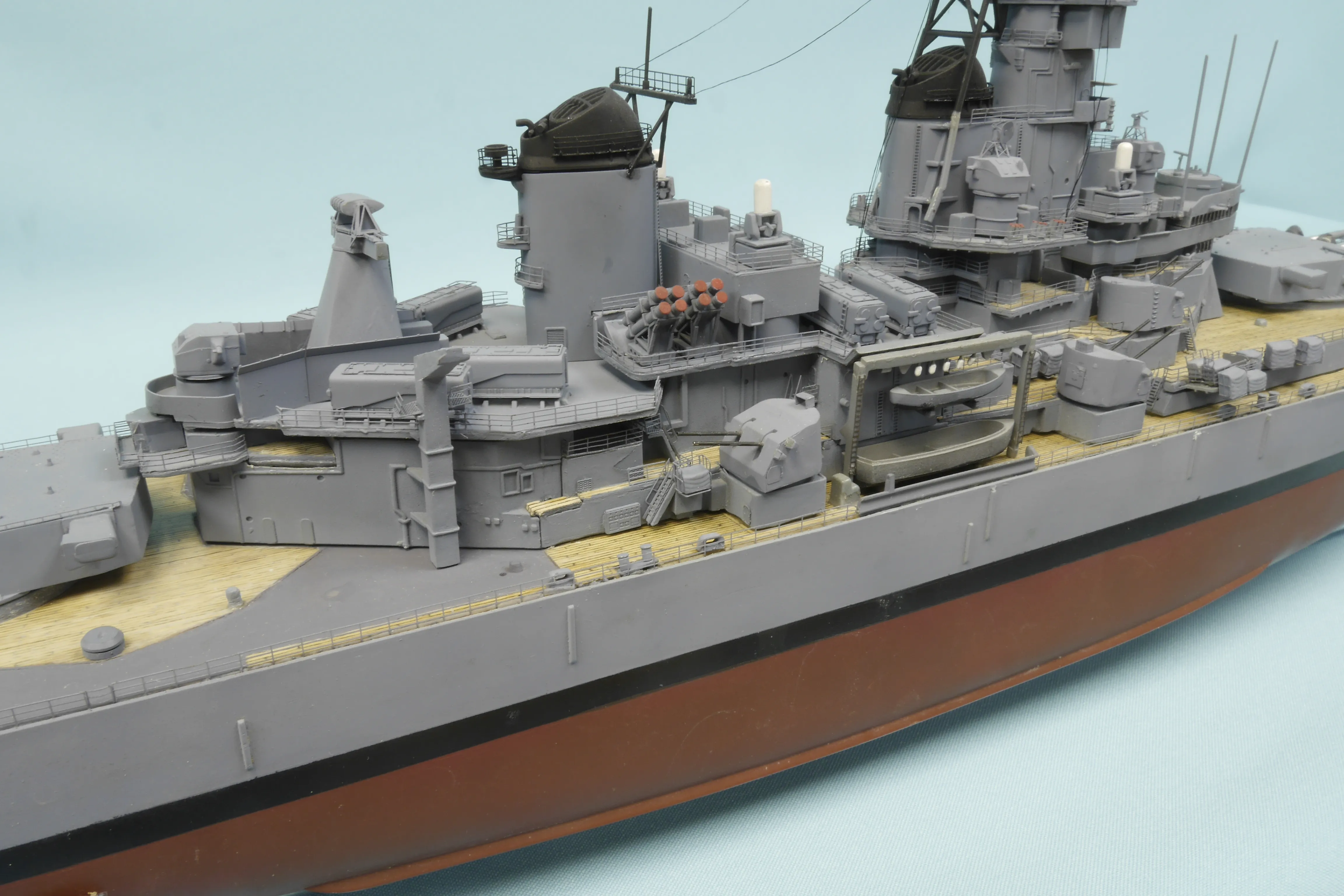 Модель корабля USS «New Jersey» (BB-62) - Верфь на Столе