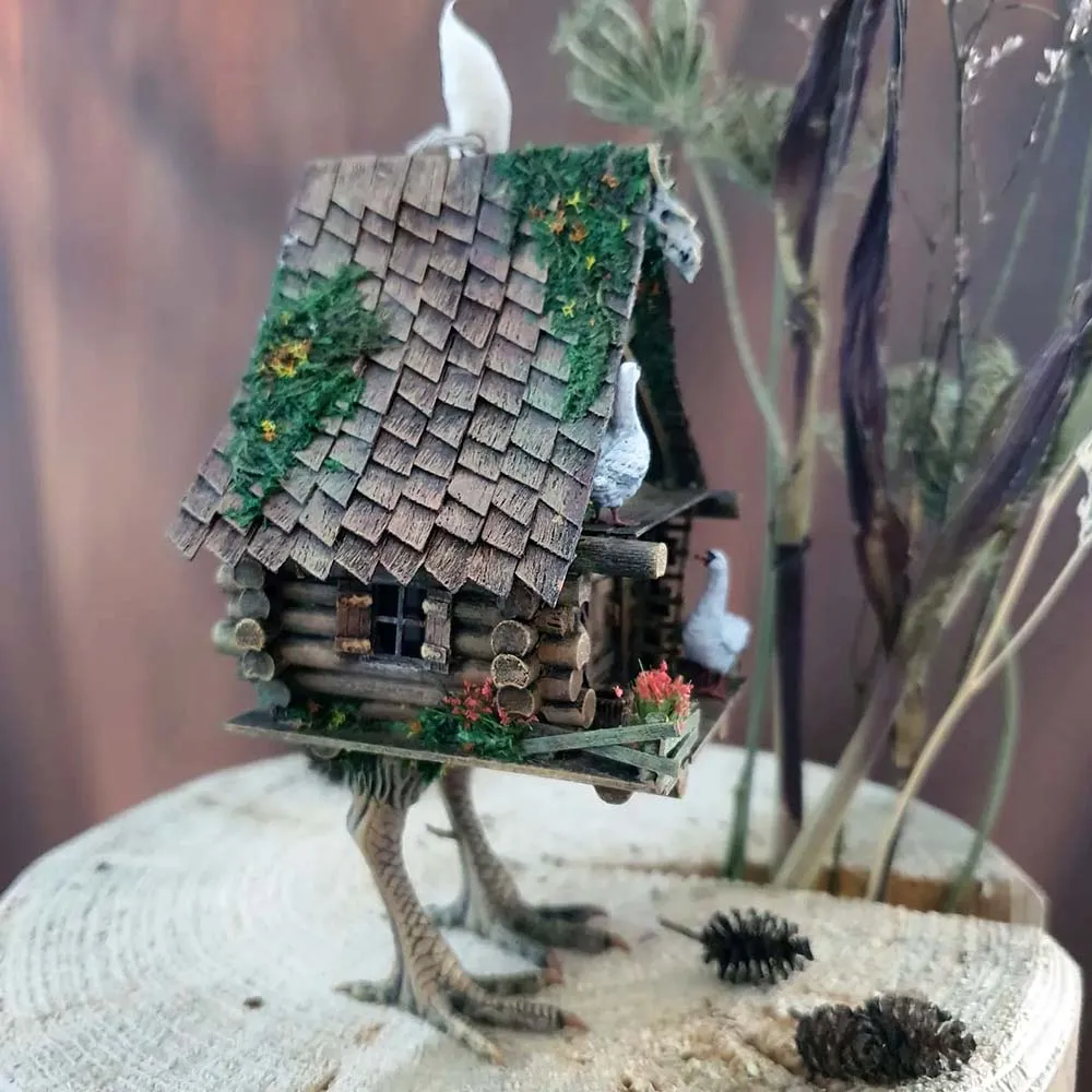 Ёлочная игрушка Избушка на курьих ножках, 140 деталей