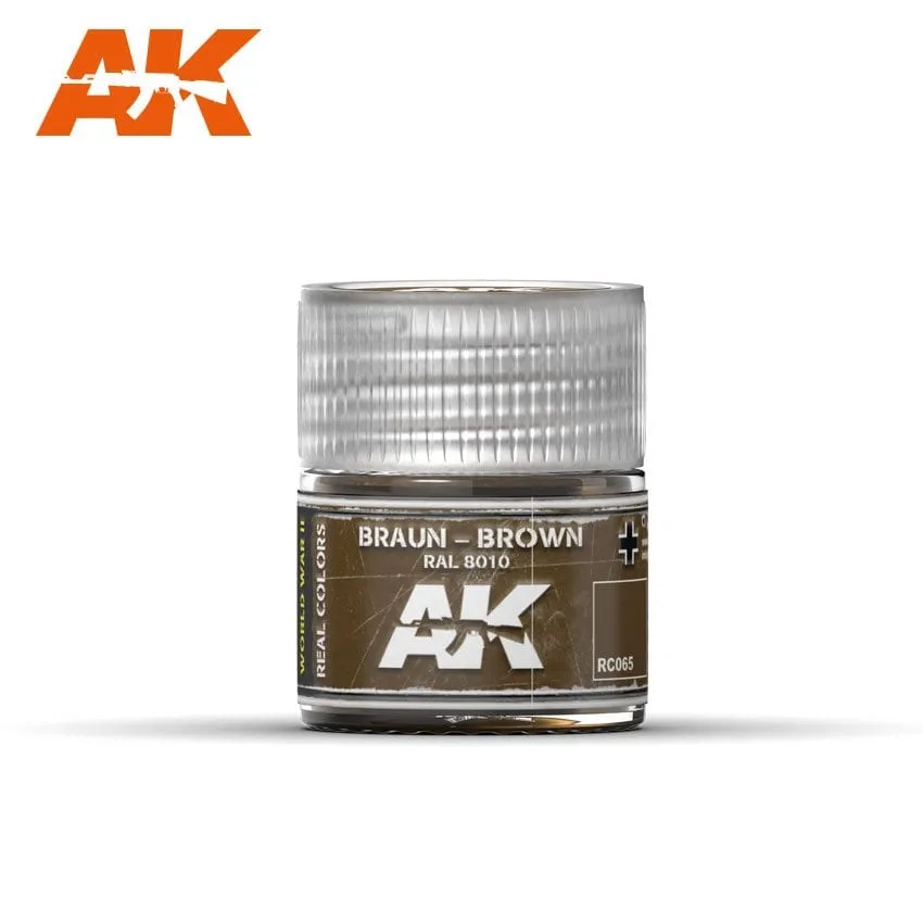 Краска AK Interactive, акриловая "коричневый RAL 8010", 10 мл