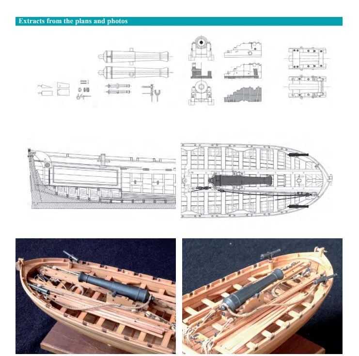 Longboat armed for war, 1834 + чертежи