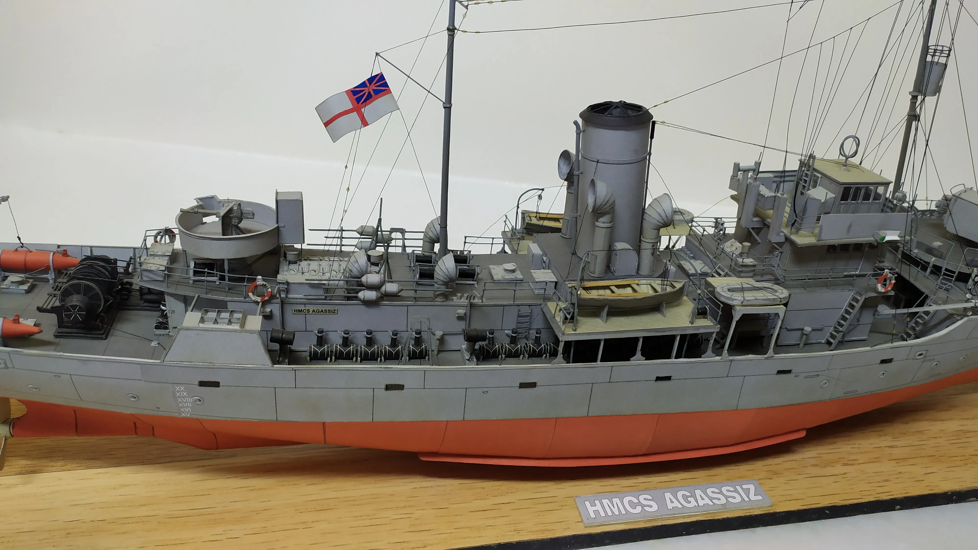 Модель корабля Корвет  NMCS "AGASSIZ" - Верфь на Столе